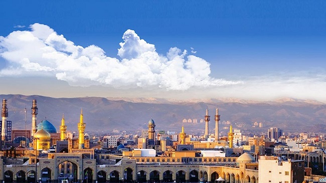 فاصله شیراز تا مشهد چند کیلومتر است ؟