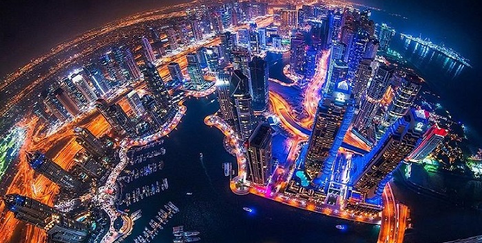 زیباترین شهرهای جهان در شب
